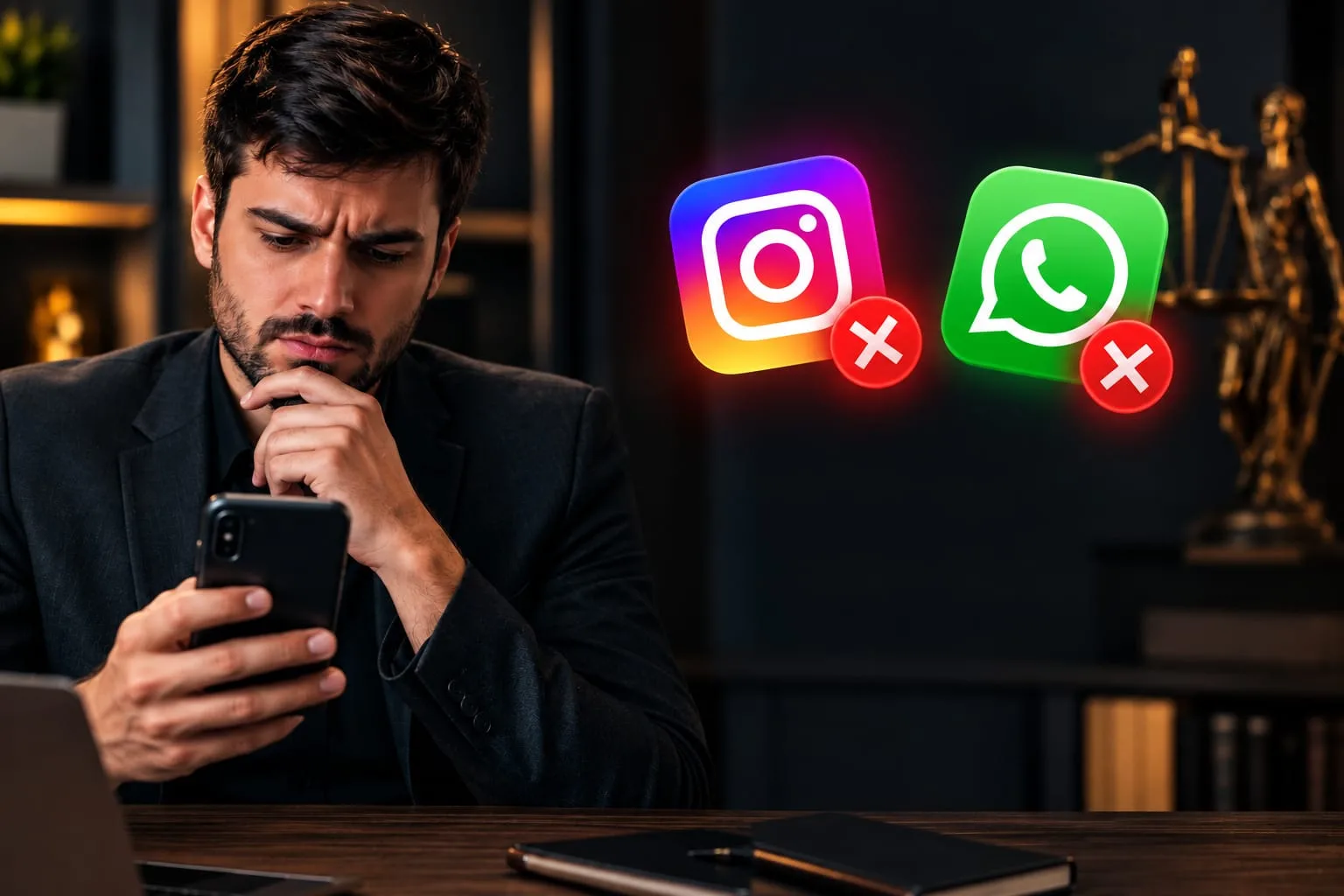 O que fazer quando o Instagram ou WhatsApp são suspensos?
